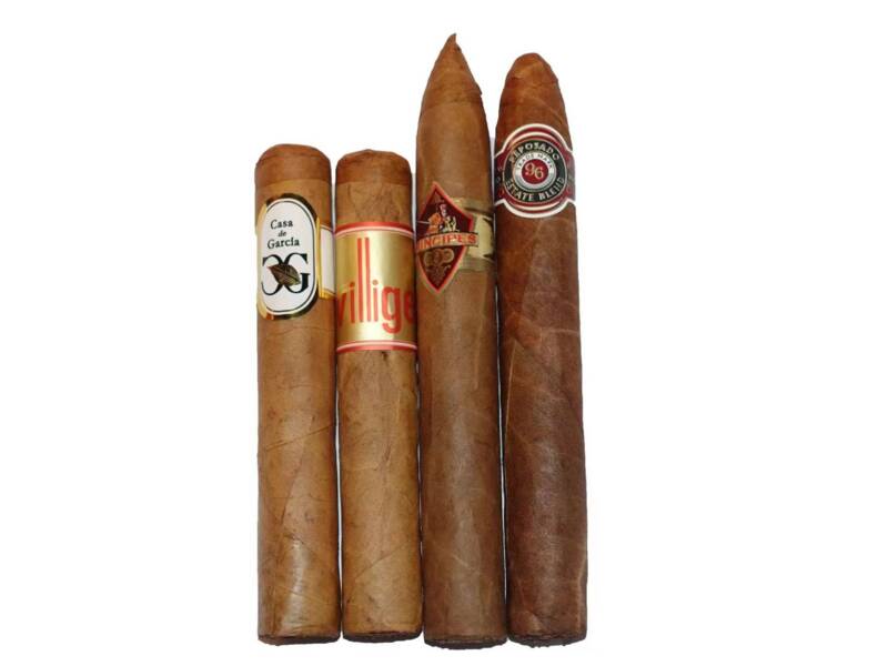 四支雪茄拼盘  Four cigar platter